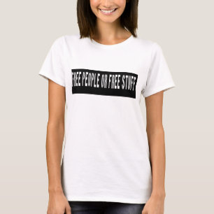 T-shirt Personnes libres ou pochoir libre de substance