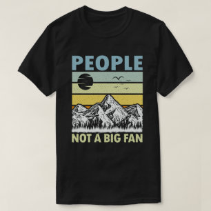 T-shirt Personnes Pas Un Gros Ventilateur Drôle Introvert 