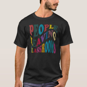 T-shirt Personnes Quittant Les Salles De Classe Plc 2