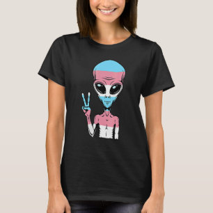 T-shirt Personnes Transgenres Trans Alien Pride Lgbtq Supp