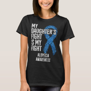 T-shirt Perte de cheveux Mon combat de fille est mon comba