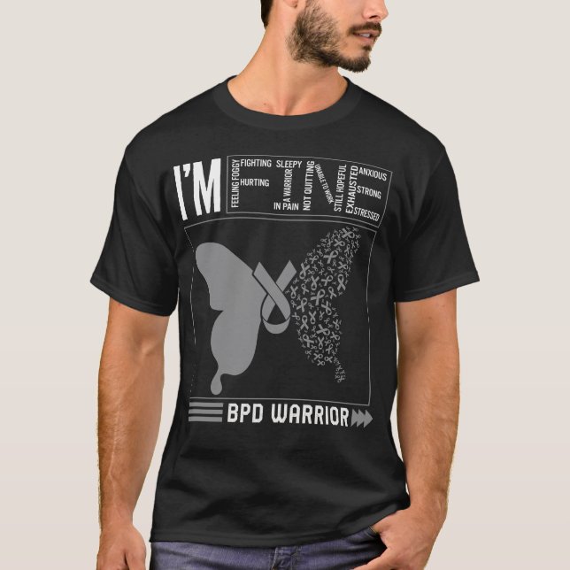 T-shirt Perte de personnalité Borderline Chemise, BDP Je s (Devant)