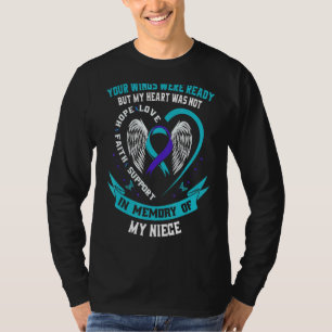 T-shirt Perte Souvenir En Mémoire du Suicide de ma Nièce A