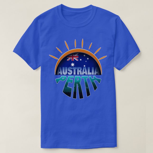 T-shirt Perth Australie Bienvenue à Fabulous Perth (Design devant)