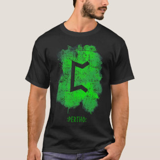 T-shirt Pertho Rune Green