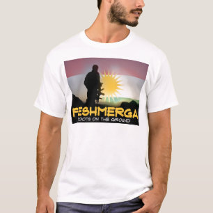 T-shirt Peshmerga - bottes au sol
