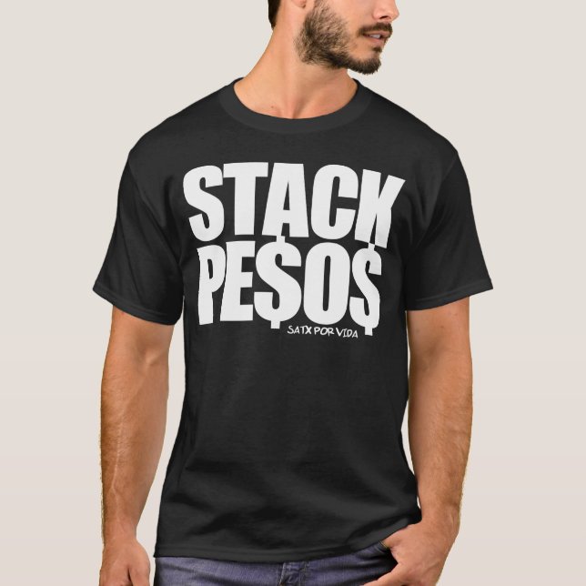 T-shirt Pesos de pile de SATX POR VIDA (Devant)