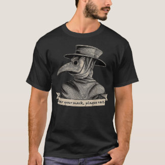 T-shirt Peste Docteur, Portez Votre Masque Peste Rat