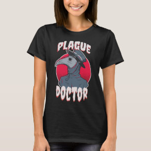 T-shirt Peste Docteur Quarantine Costume Halloween Hommes 