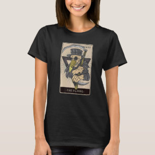 T-shirt Peste occulte Docteur Carte Tarot Mort Noir Baphom