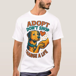 T-shirt Pet Adopt Love