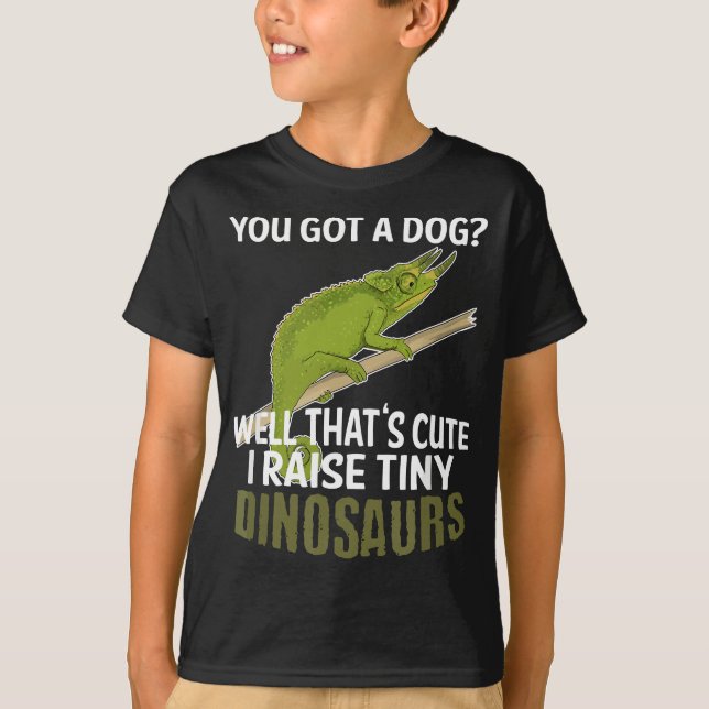 T-shirt Pet Jackson's Chameleon Reptile Herpetologist grap (Devant)