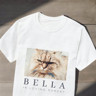 T-shirt Pet Memorial Modern Simple Chic Photo Famille