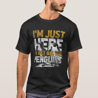 T-shirt Pet tous les pingouins Vintage animal pingouin