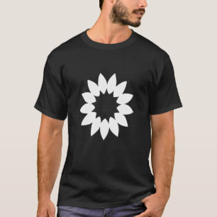 T-shirt Petals Garden Circle tendance esthétique
