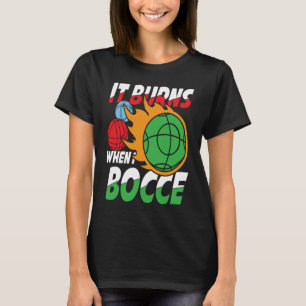 T-shirt Petanque Petanque Jeu Bocce Ball Boule pour Bocce