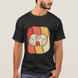 T-shirt Pétanque Retro vintage Pour Homme Idée Cadeau Drôl