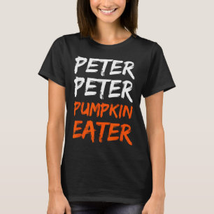 T-shirt Peter Citrouille Costume Mangeur Halloween