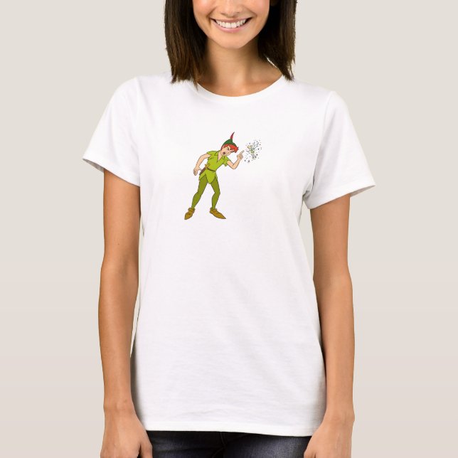 T-shirt Peter Pan et Tinkerbell Disney (Devant)