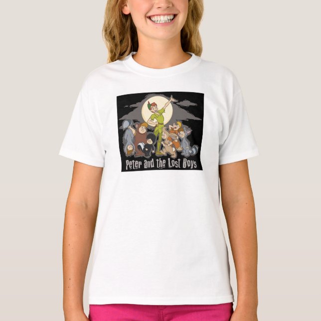 T-shirt Peter Pan Peter Pan et les garçons perdus Disney (Devant)