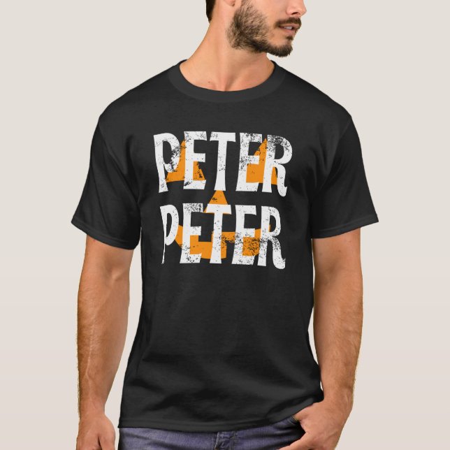 T-shirt Peter Peter Citrouille de saison automne (Devant)