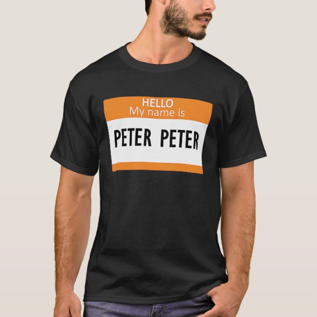 T-shirt Peter Peter Pumpkin Eater  Halloween couples costu (Devant)