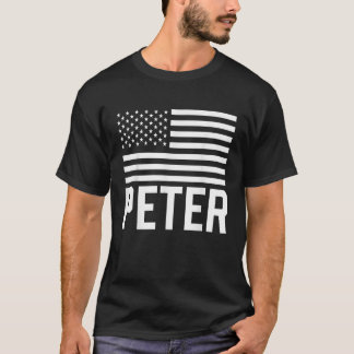 T-shirt Peter Usa Nom Prénom Personnalisé Anniversaire