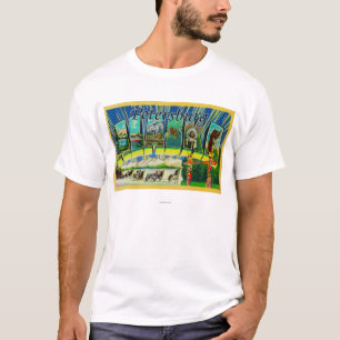 T-shirt Pétersbourg, Alaska - grandes scènes de lettre