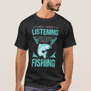 T-shirt Petit ami drôle Papa Pêcheur Poisson Pêche Blague
