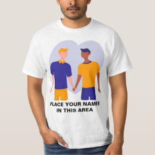 T-shirt Petit ami gay personnalisé 
