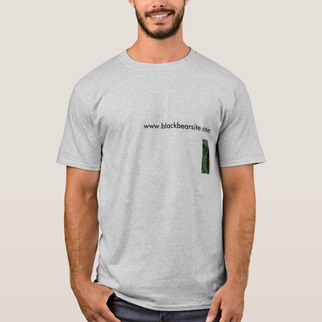 T-shirt petit animal d'ours, www.blackbearsite.com (Devant)