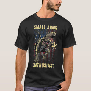 T-shirt Petit Armes Enthousiaste Rex Avec Machine Gun USA 