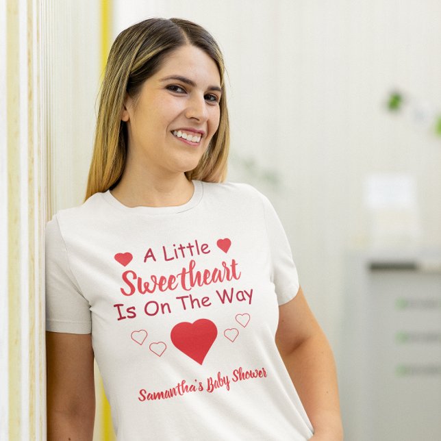 T-shirt Petit Baby shower de coeur (Créateur téléchargé)