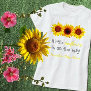 T-shirt Petit Baby shower de tournesol