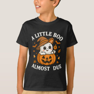 T-shirt Petit Bois Est Presque Dû Halloween Grossesse Reve
