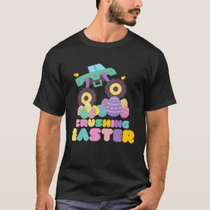 T-shirt Petit Camion Monster Oeuf De Pâques Pour Les Petit