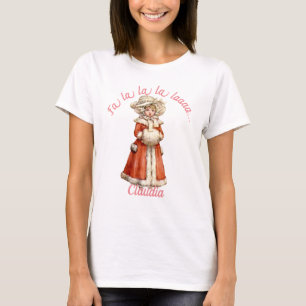 T-shirt Petit Caroleur victorien Noël personnalisé