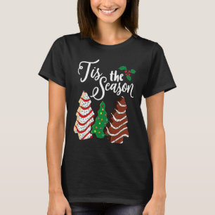 T-shirt Petit C'Est La Saison Arbre De Noël Gâteaux Debbie