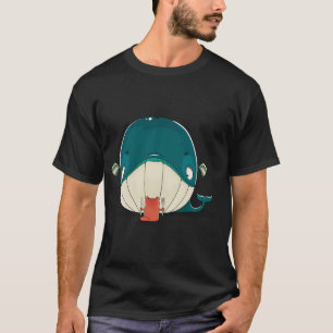 T-shirt Petit chat et baleine