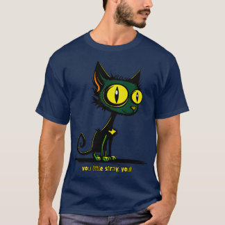 T-shirt petit chat vintage perdu 1