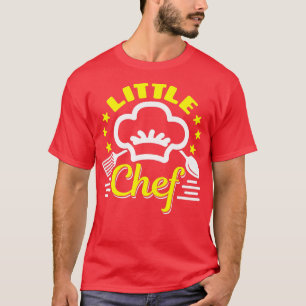 T-shirt Petit Chef Enfants Cuisine Cuisinier Fille Garçon 