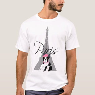 T-shirt Petit chien à Paris de le
