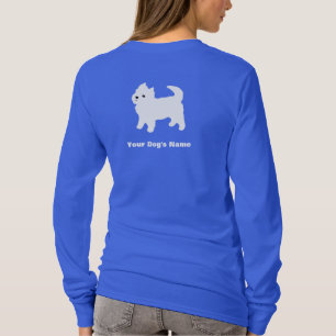 T-shirt Petit chien blanc - Westie - Terrier des montagnes