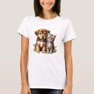 T-shirt Petit chiot/chaton