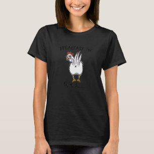 T-shirt Petit déjeuner Chicken Butt  Poulet