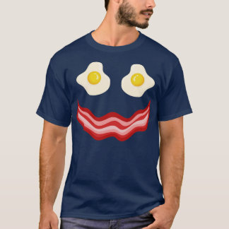 T-shirt Petit Déjeuner Face Oeuf Et Bacon
