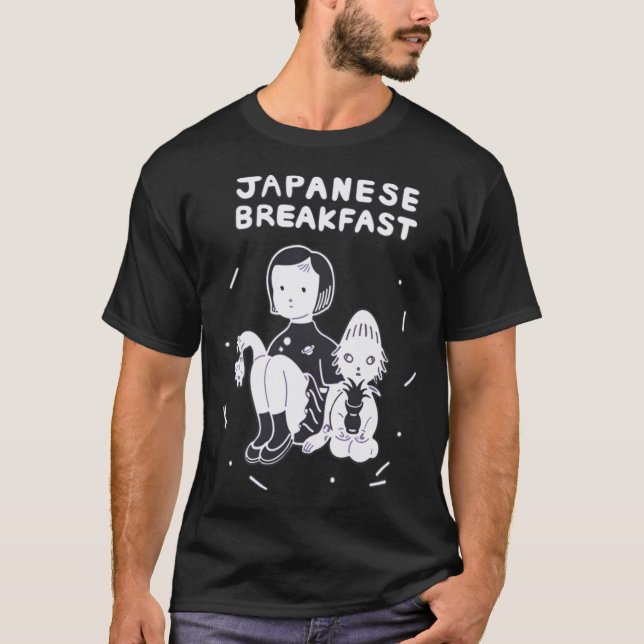 T-shirt Petit-déjeuner japonais - logo de bande duo Essent (Devant)