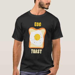 T-shirt Petit-déjeuner Oeuf Toast Costume Cute Alimentatio