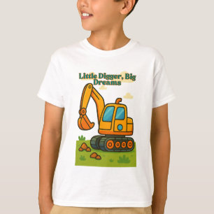 T-shirt Petit Digger pour les enfants - joli dessi