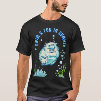 T-shirt Petit Dragon Du Delta Du Mékong